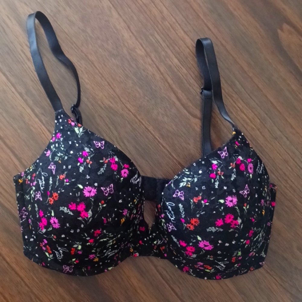 Pink everywhere push up bra